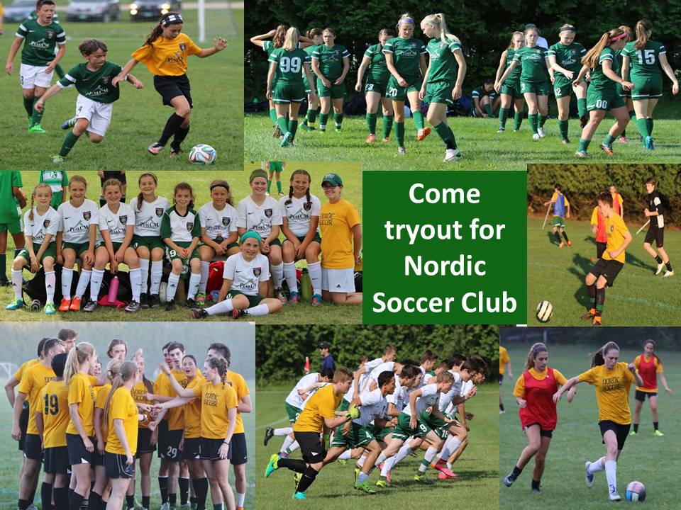 Nordic Soccer Club 2016-17 Tryout Information: Dates/Times